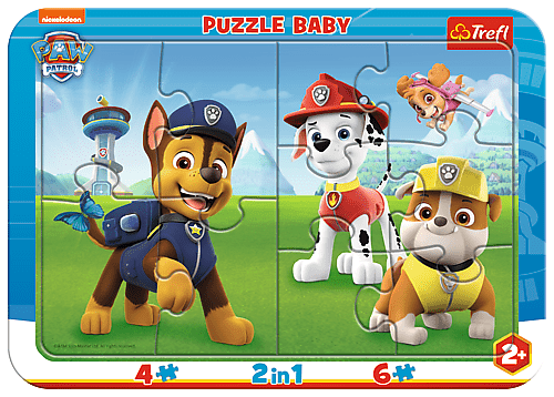 TREFL - Baby puzzle s rámečkem - Paw Patrol