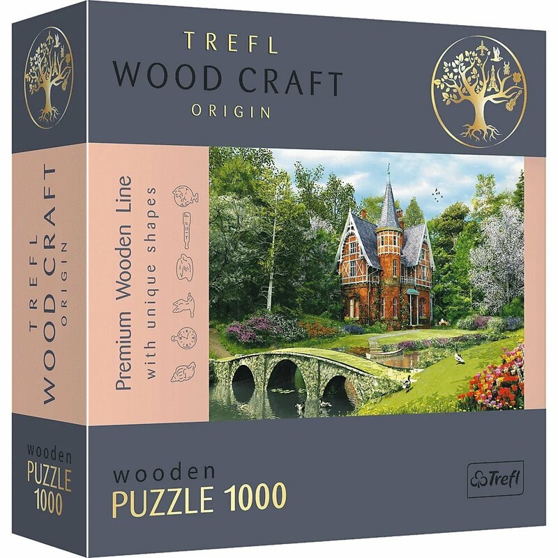 TREFL - Dřevěné puzzle 1000 - Viktoriánský dům