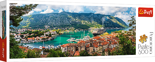 TREFL - Panoramatické puzzle 500 - Kotor, Černá Hora