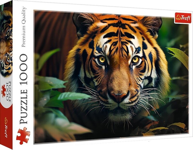 TREFL - Puzzle 1000 - Divoký tygr