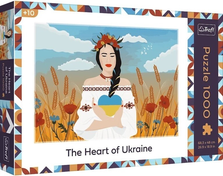 TREFL - Puzzle 1000 - Srdce Ukrajiny