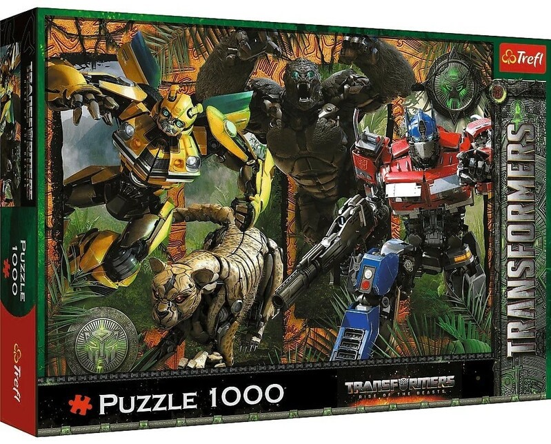 TREFL - Puzzle 1000 - Transformeři: Vzestup šelem / Hasbfro Transformers
