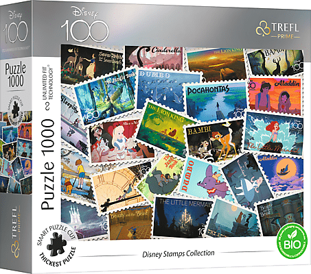 TREFL - Puzzle 1000 UFT - Sbírka známek Disney / Disney