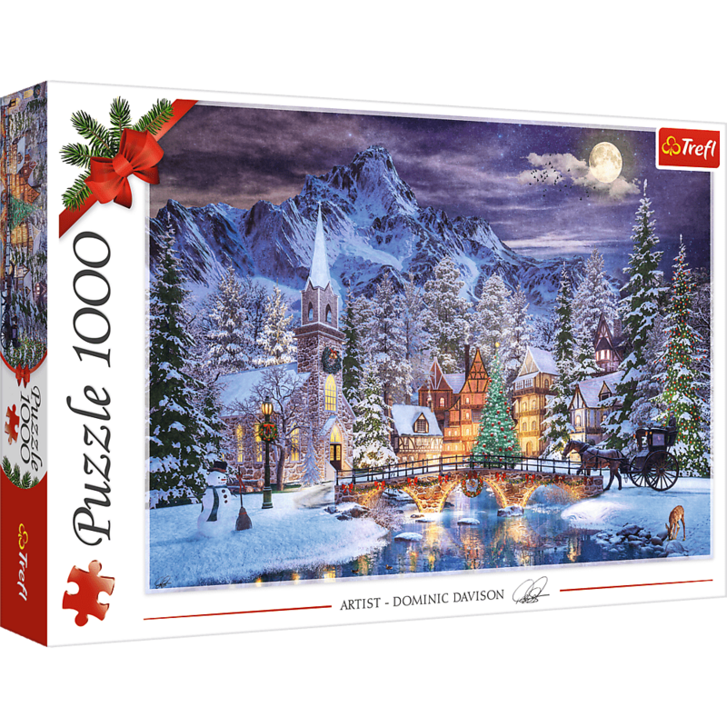 TREFL -  Puzzle 1000 - Vánoční atmosféra