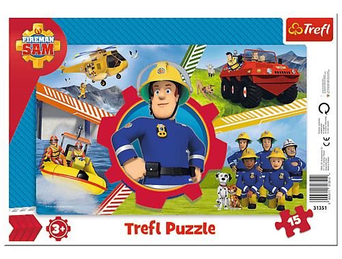 TREFL - Puzzle 15 dílků Požárník Sam