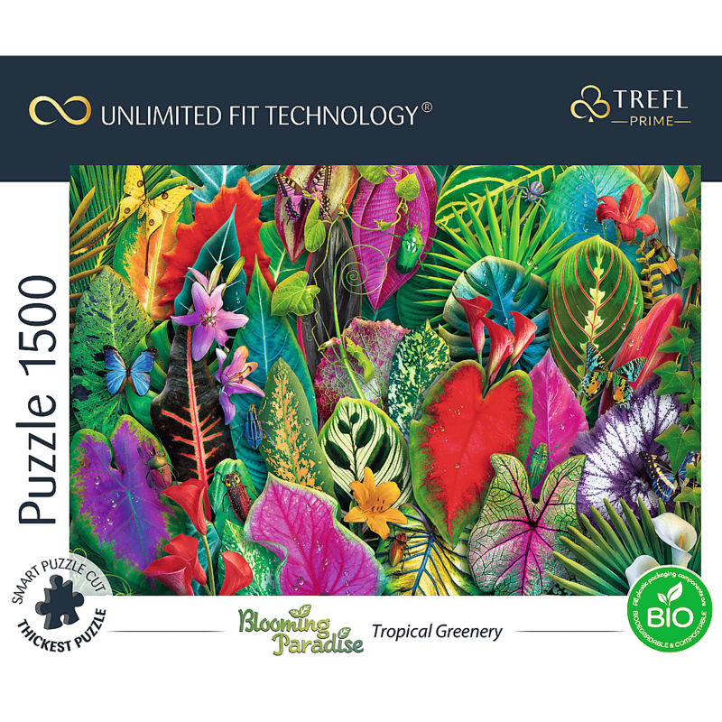 TREFL -  Puzzle 1500 UFT - Tropická zeleň