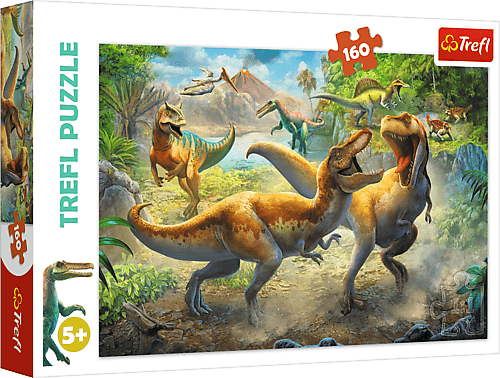 TREFL - Puzzle 160 - Bitva Tyranosaurů