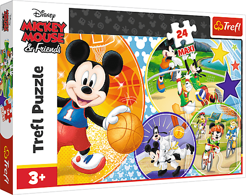 TREFL - Puzzle 24 Maxi - Čas na sport! / Disney