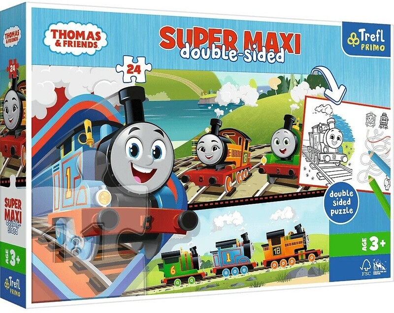TREFL - Puzzle 24 SUPER MAXI - Tom a přátelé / Thomas and Friends