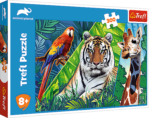 TREFL - Puzzle 300 - Úžasná zvířata / Discovery Animal Planet