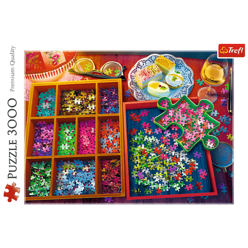 TREFL -  Puzzle 3000 - Večer s puzzle