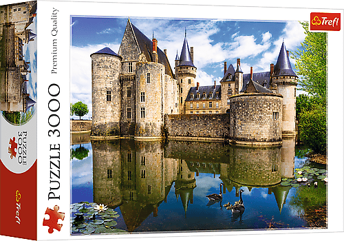 TREFL - Puzzle 3000 - Zámek v Sully-sur-Loire, Francie
