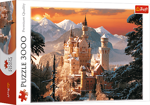 TREFL - Puzzle 3000 - Zimní zámek Neuschwanstein, Německo / Kirch