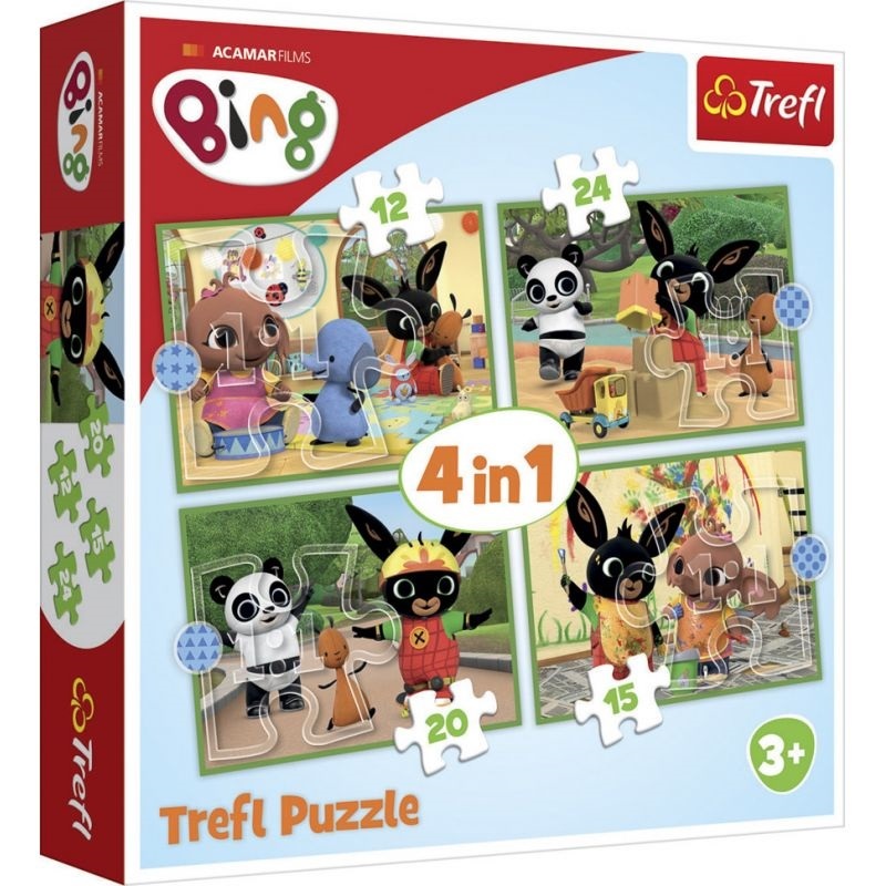 TREFL - puzzle 4v1 Bing a jeho přátelé