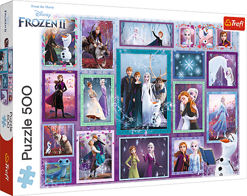 TREFL - Puzzle 500 - Kouzelná galerie / Disney Frozen 2