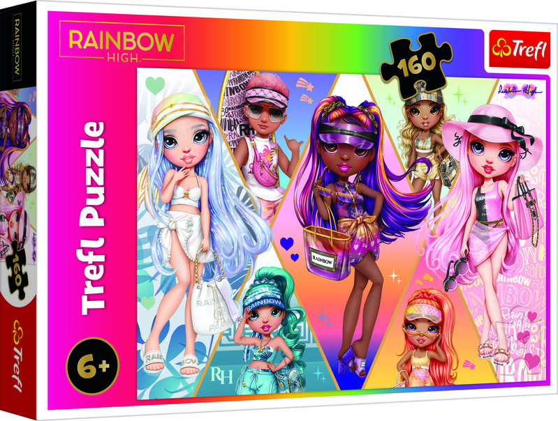 TREFL - Puzzle Rainbow High: Šťastné kamarádky 160 dílků