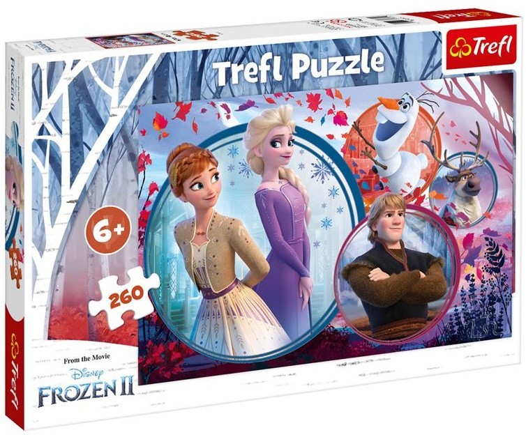 TREFL - Puzzle Sesterské dobrodružství Frozen 2 260 dílků
