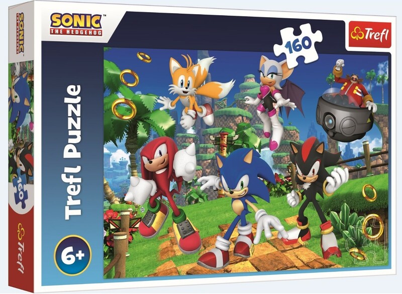 TREFL - Puzzle Sonic a přátelé/Sonic The Hedgehog 160 dílků