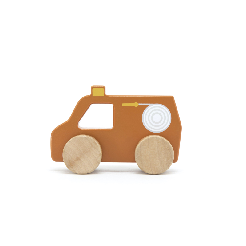 TRYCO - Dřevěné autíčko hasič