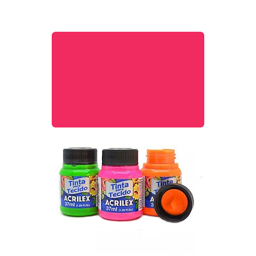 VEMA - ACR Barva na textil 37ml, Fluorescent Pink 107