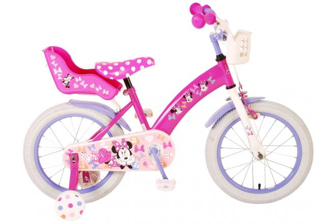VOLARE - Nejroztomilejší Disney Minnie! Dětské kolo – dívčí – 16 palcové – růžové
