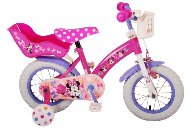 VOLARE - Nejroztomilejší Disney Minnie! Dětské kolo – dívčí – 12 palcové – růžové