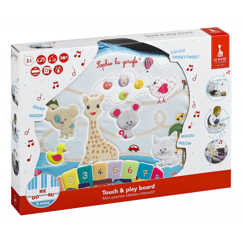 VULLI - Dotykový a hrací panel žirafa Sophie