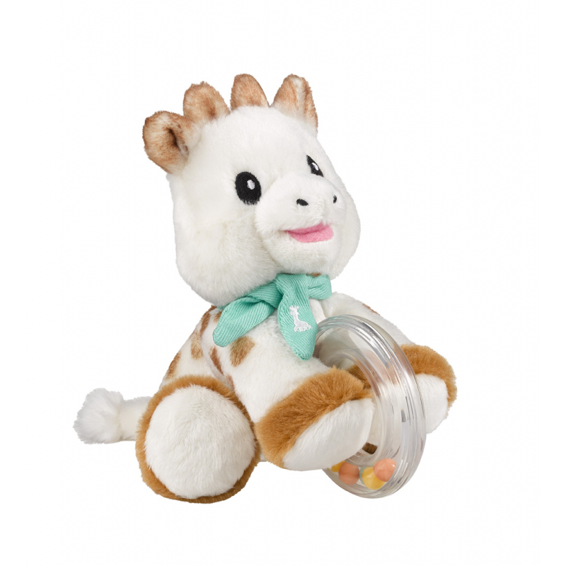 VULLI - Plyšová hračka žirafa Sophie s korálky