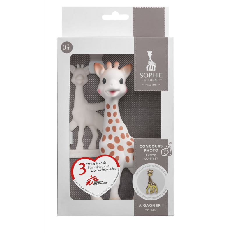 VULLI - Žirafa Sophie dárková sada (žirafa + kousátko)