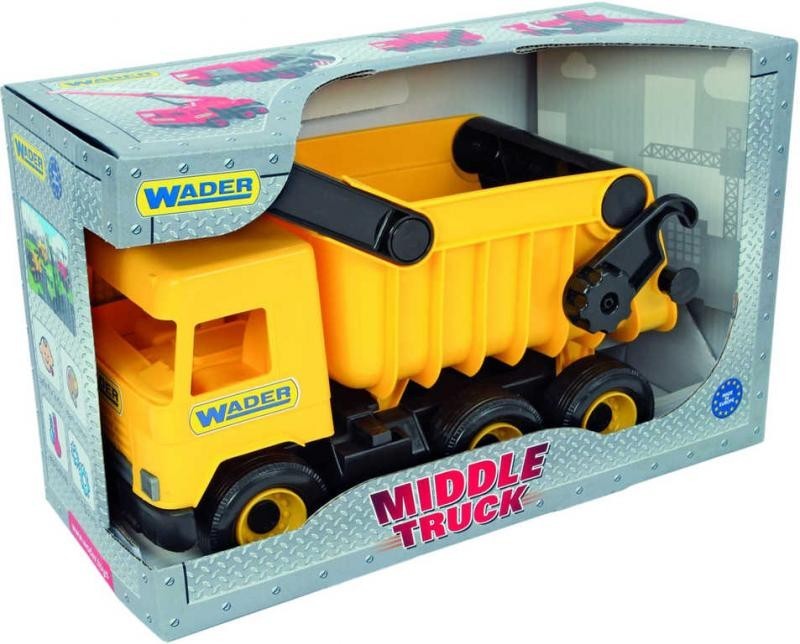 WADER - Middle Truck vyklápěčky žlutá v boxu 32121