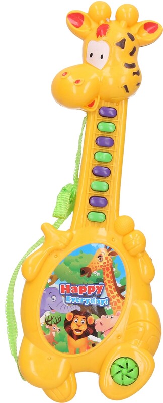WIKY - Dětské piano s efekty žirafa 31 cm