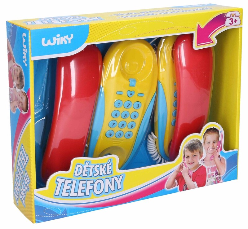 WIKY - Dětské telefony na baterie 2ks