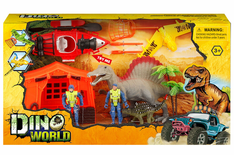 WIKY - Dinosauří set s figurkami a efekty.