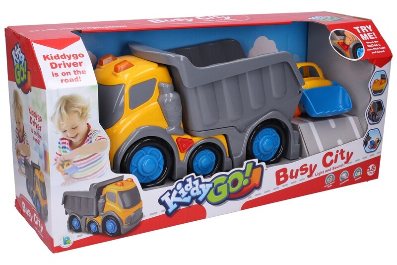 WIKY - Kiddy Auto sklápěcí s efekty as buldozerem