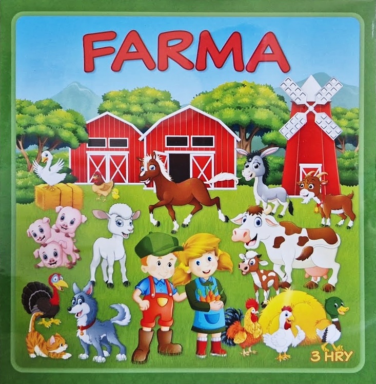 WIKY - Společenská hra Farma 3-hry