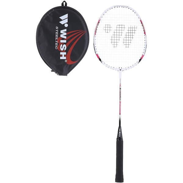 WISH - Badmintonová raketa Steeltec 9, červená