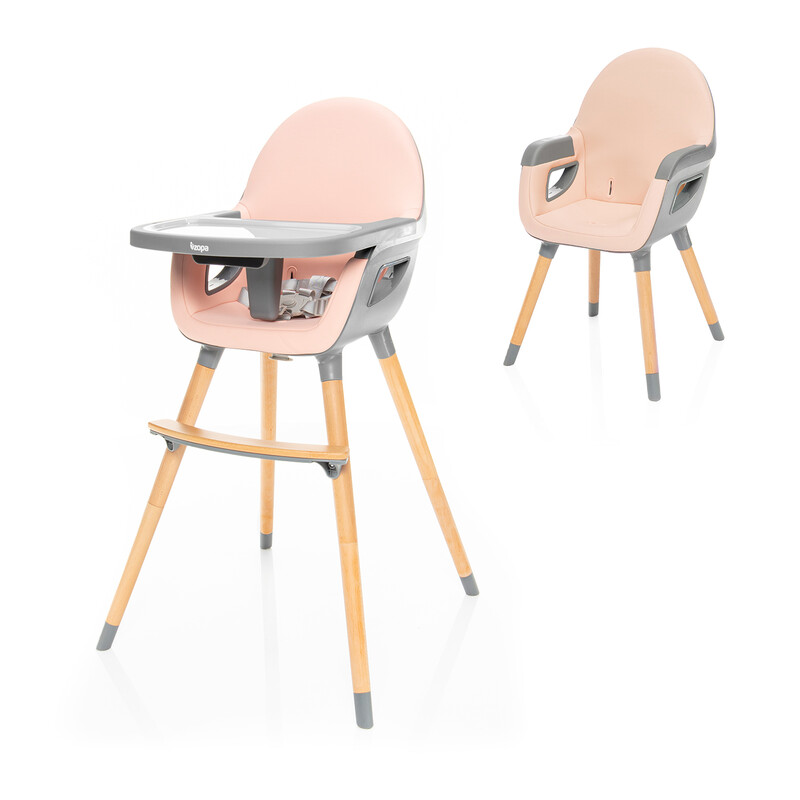 ZOPA - Dětská židlička Dolce 2, Blush Pink/Grey