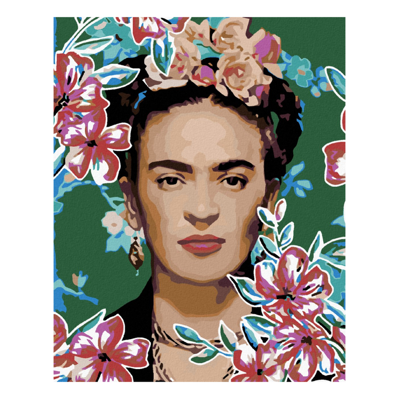 ZUTY - Diamantové malování (s rámem) - Frida Kahlo I